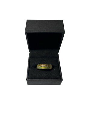 Vintage-Style Wave Design Mood Ring ladies size 7 funky hippie retro